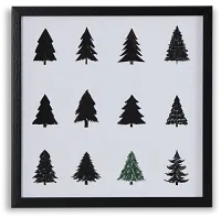 Nichols White Framed Wall Art