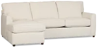 Tate Light Beige Fabric Left Chaise Sectional