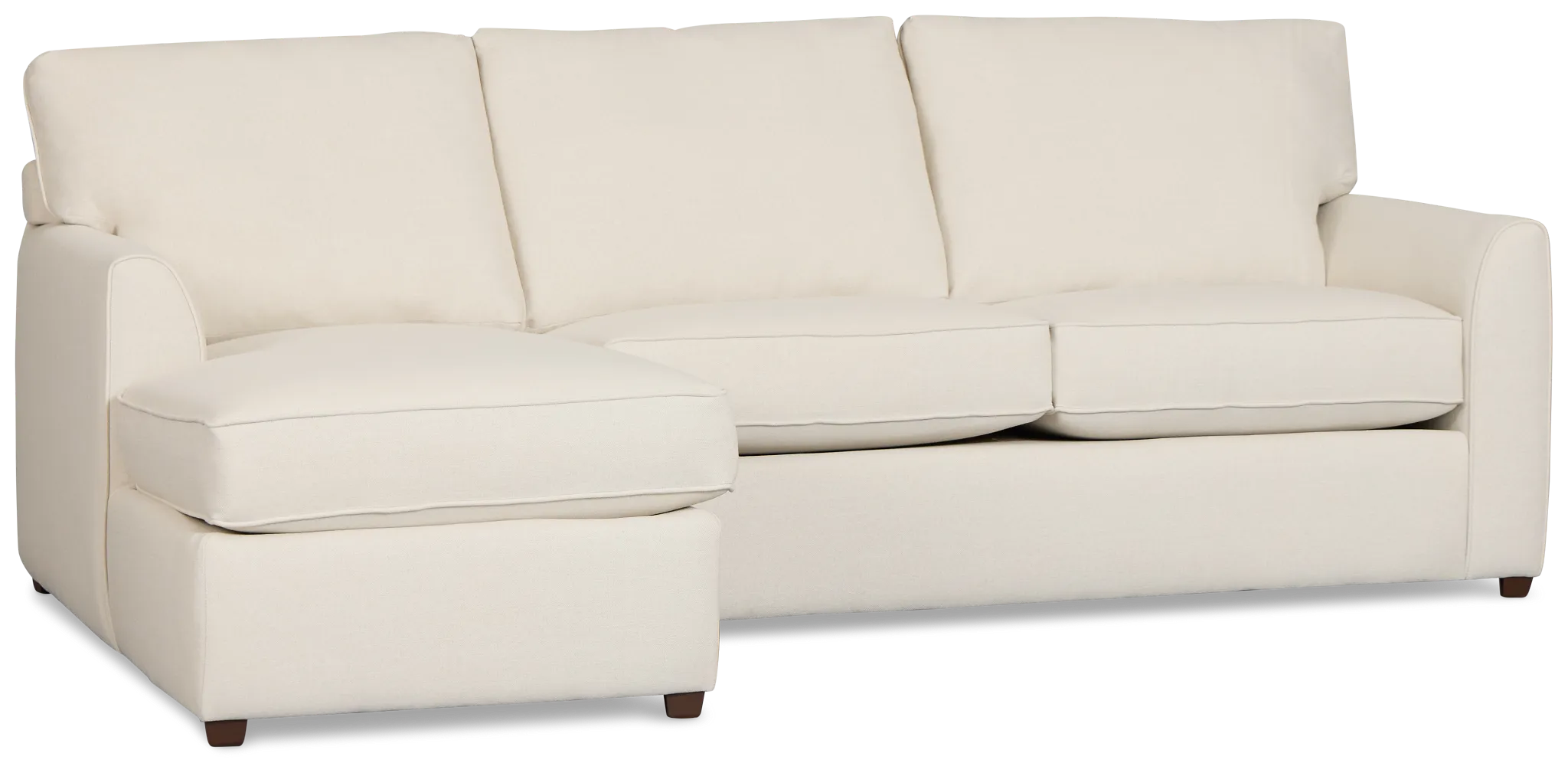 Tate Light Beige Fabric Left Chaise Sectional