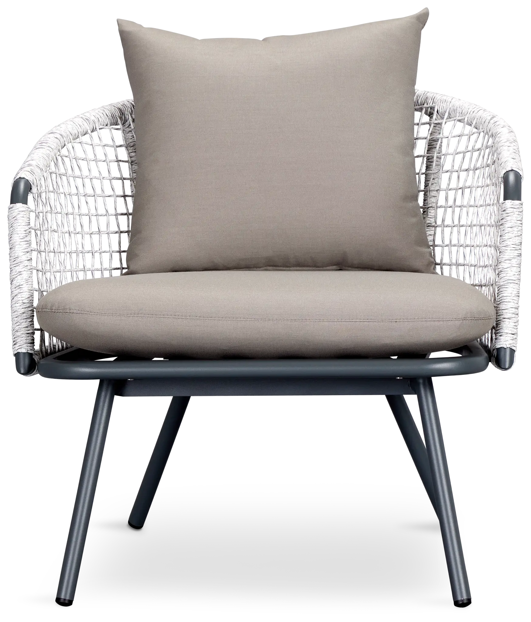 Malaga Gray Woven Arm Chair Malaga Gray Woven Arm Chair