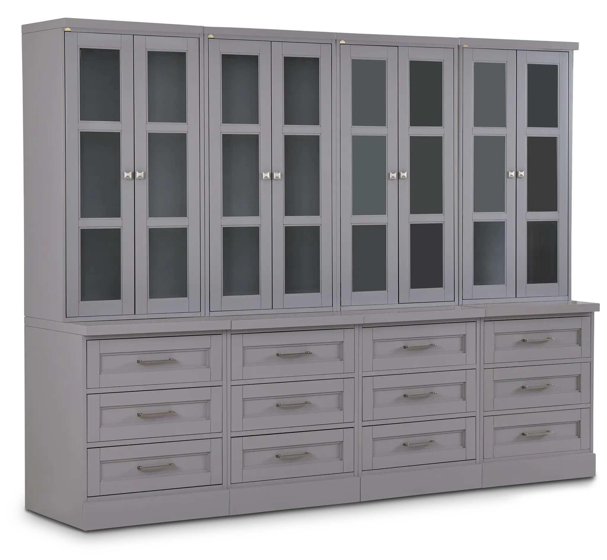 Newport Gray Drawer Bookcase Wall Newport Gray Drawer Bookcase Wall