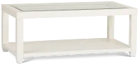 Hurley White Rectangular Coffee Table