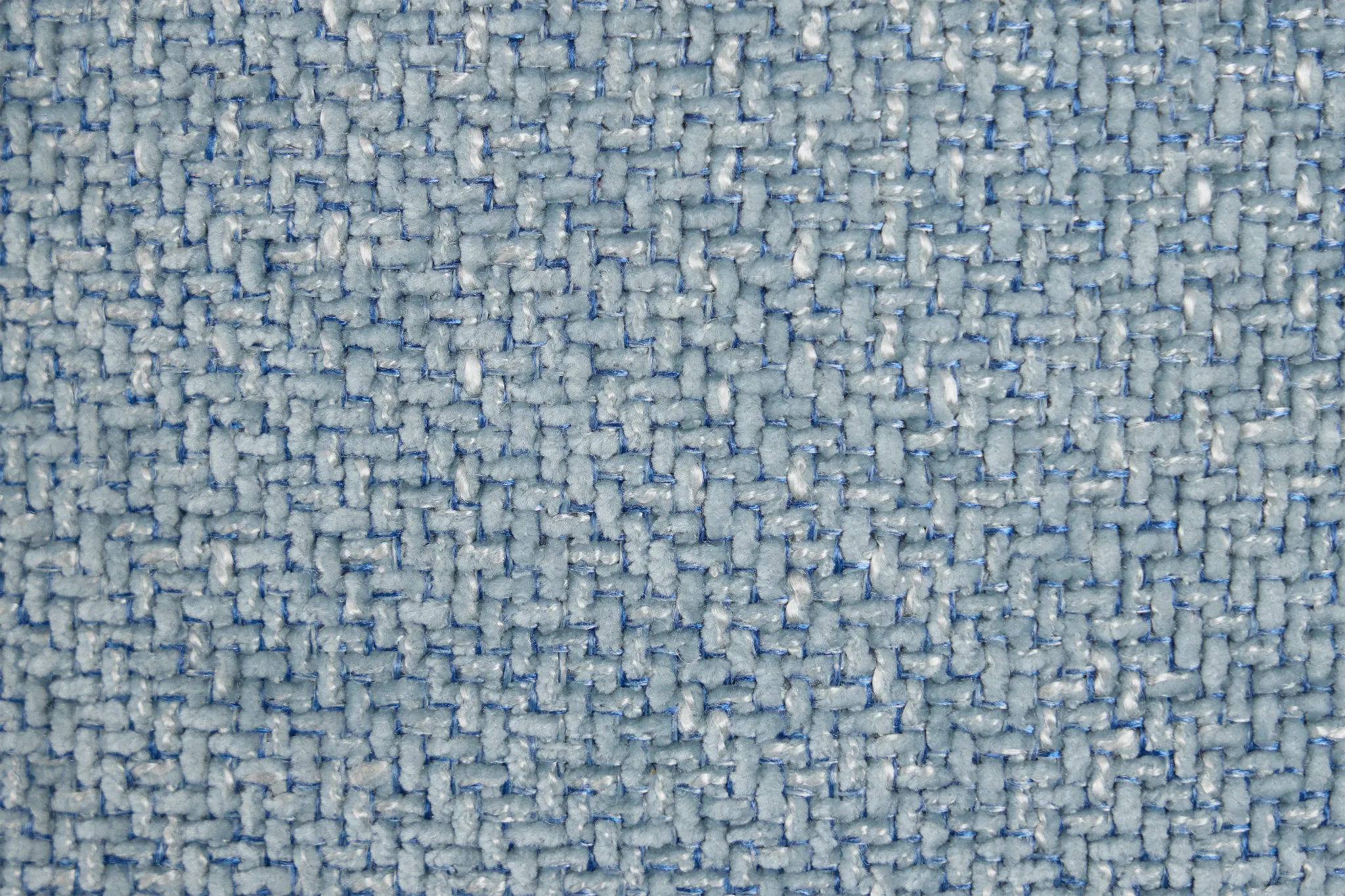 Hendrix Light Blue Fabric Small Two Arm Power Extension Chaise Sectional