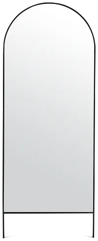 Ibai Black Floor Mirror