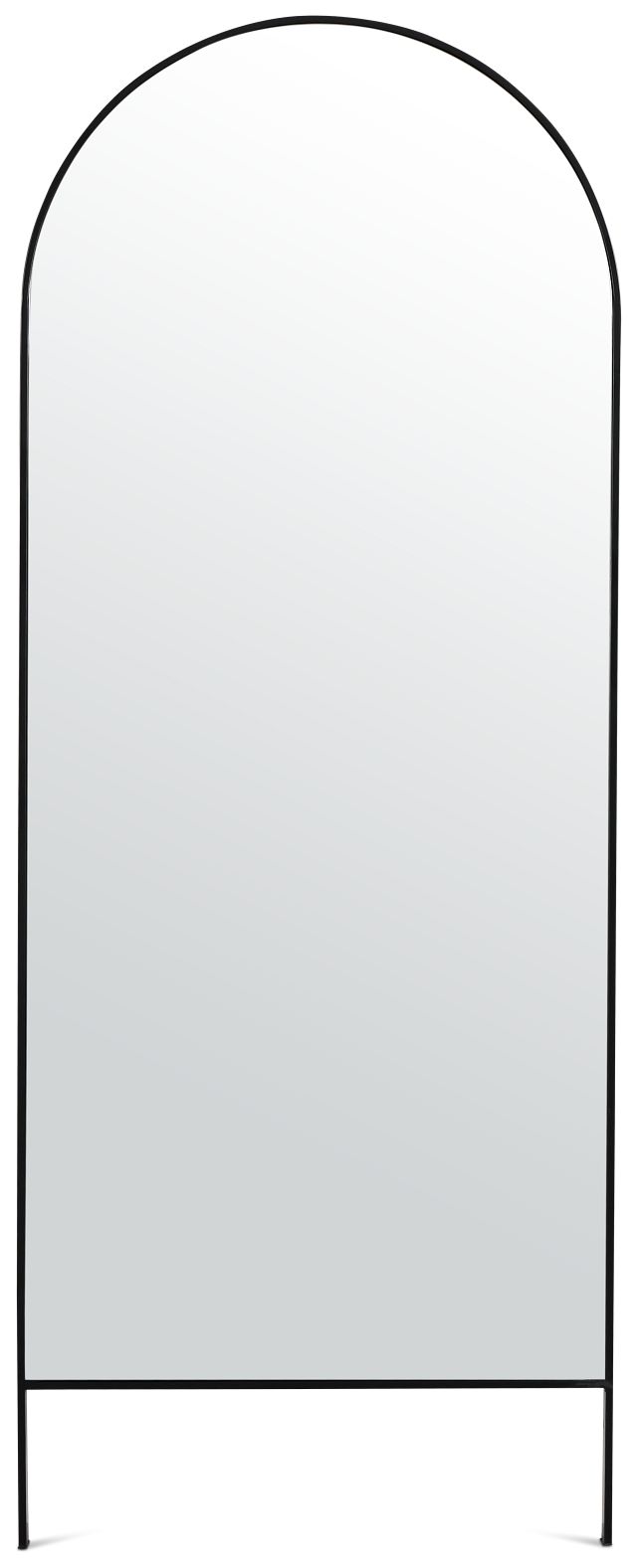 Ibai Black Floor Mirror