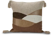 Carvan Beige 18" Accent Pillow
