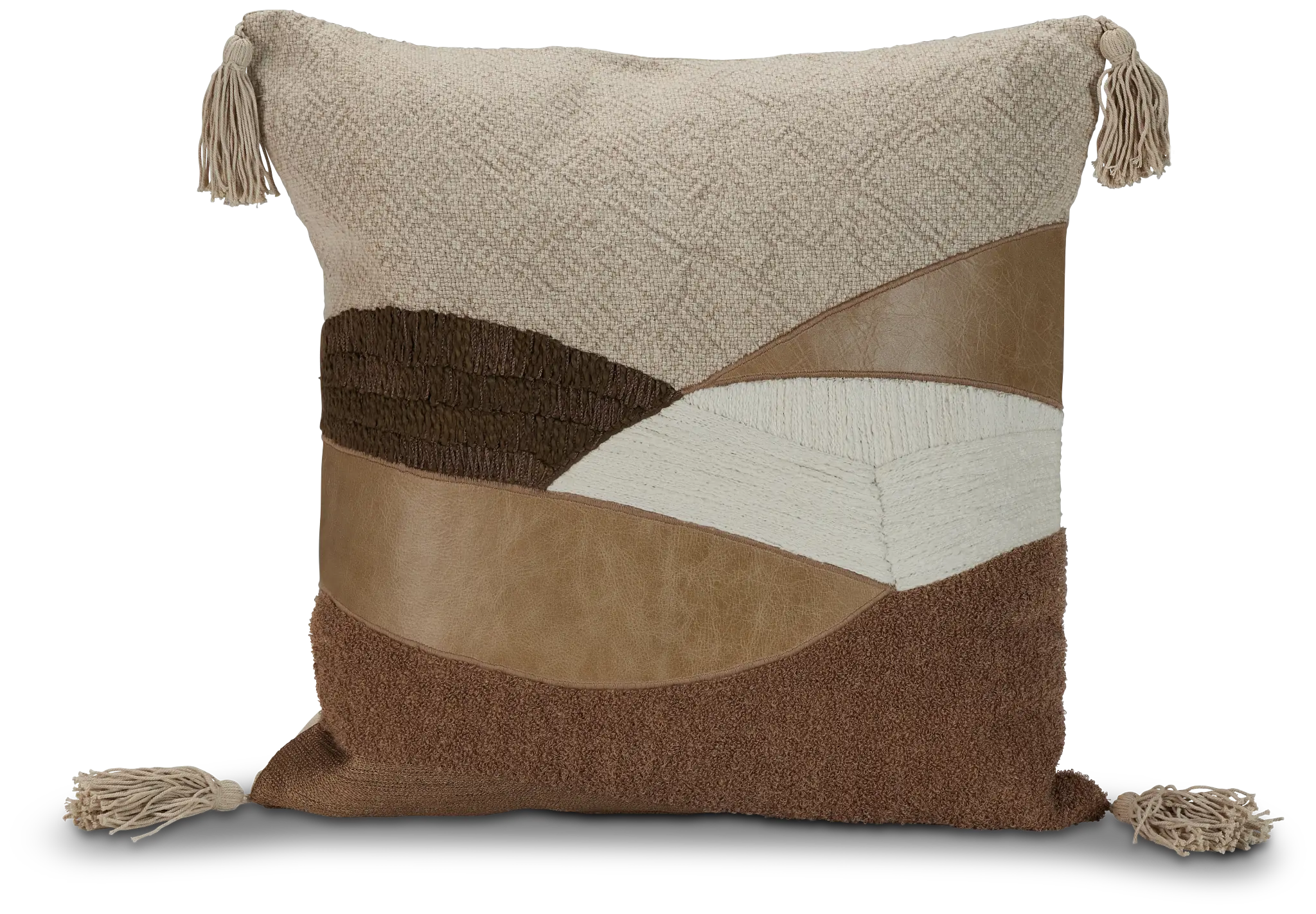 Carvan Beige 18" Accent Pillow Carvan Beige 18" Accent Pillow