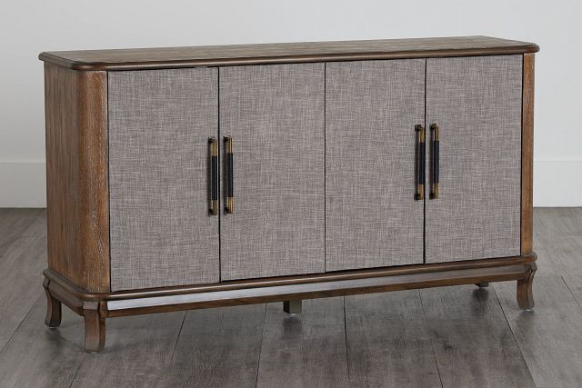 Milo Mid Tone Four-door Cabinet