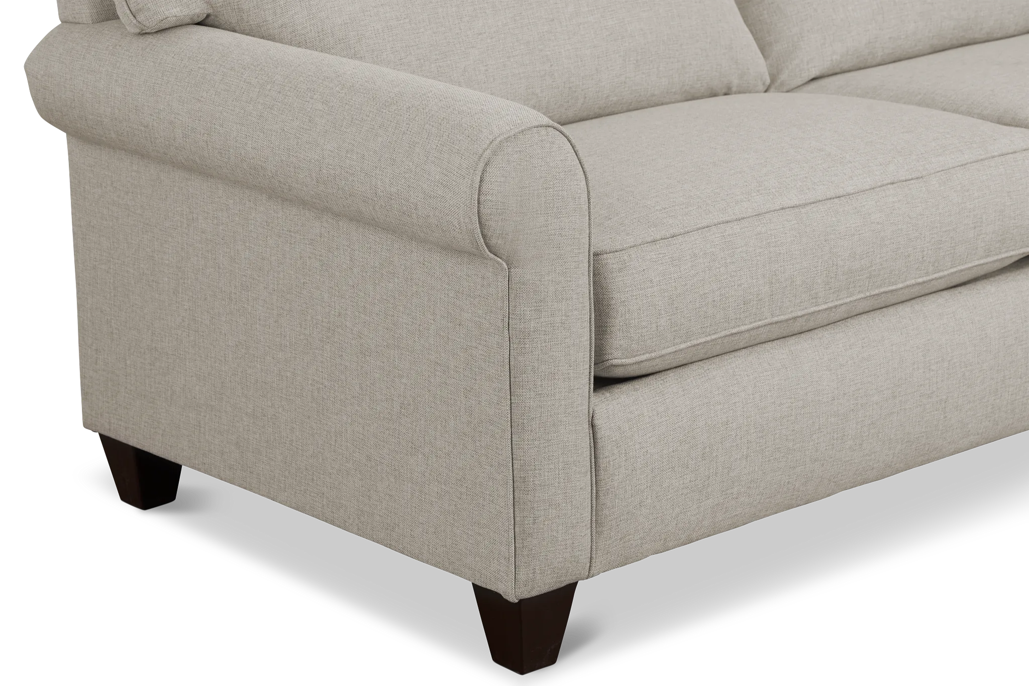 Cameron Beige Fabric Memory Foam Sleeper