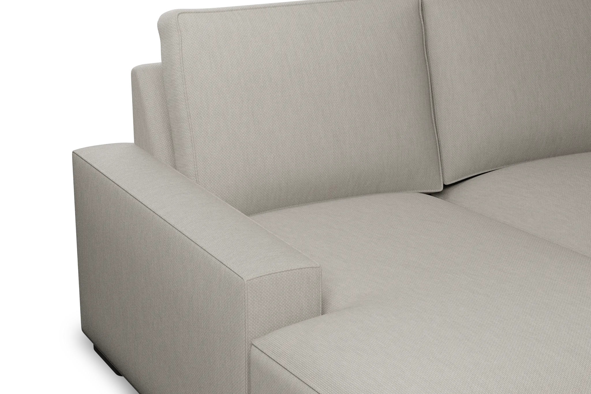 Edgewater Revenue Beige Left Chaise Sectional