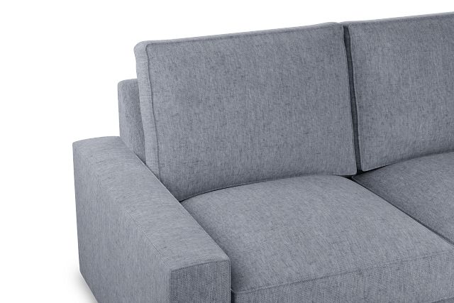 Edgewater Elevation Gray Large Two-arm Sectional