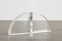 Sylas Acrylic Set Of 2 Bookends