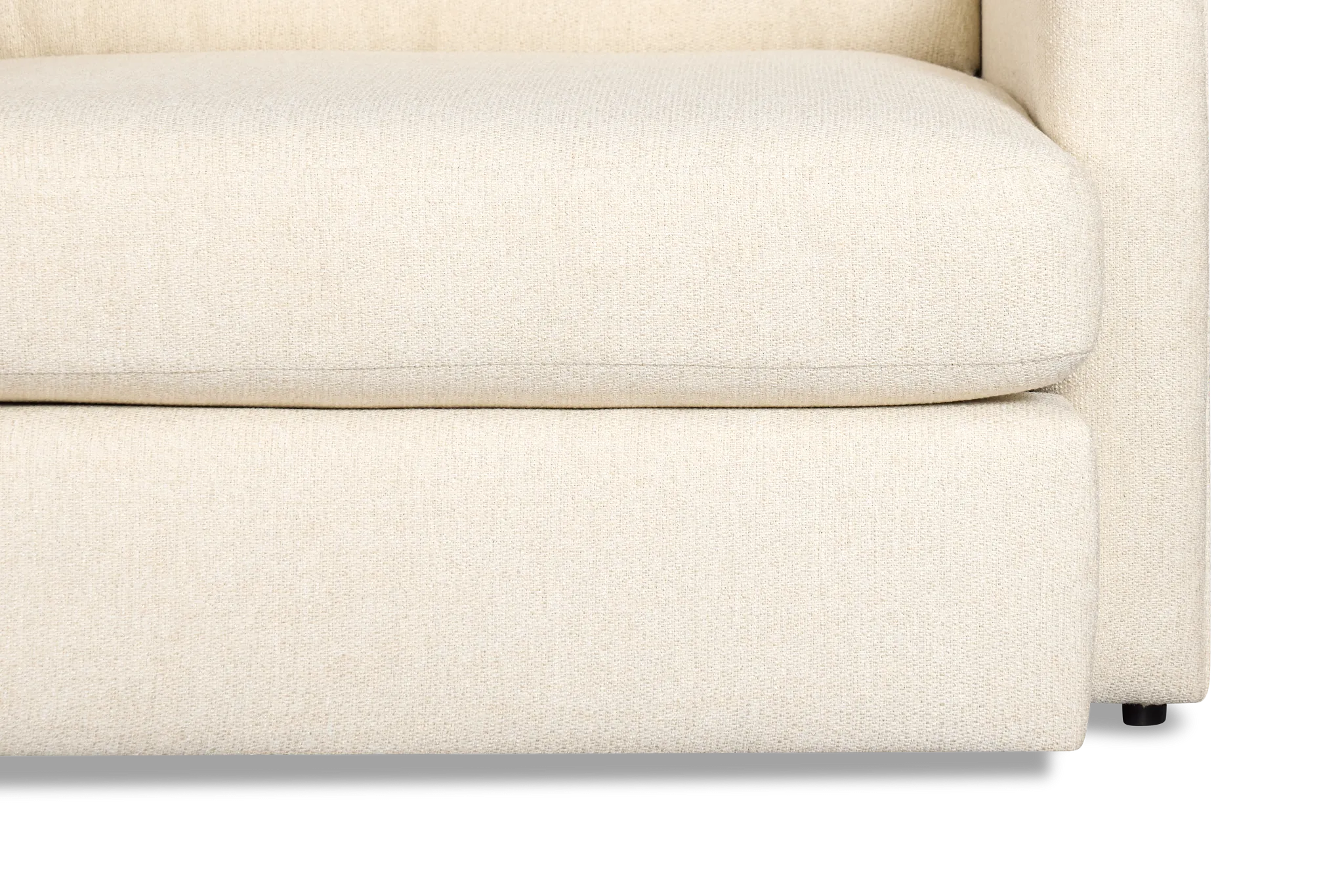 Maxwell Light Beige Fabric Oversized Chair
