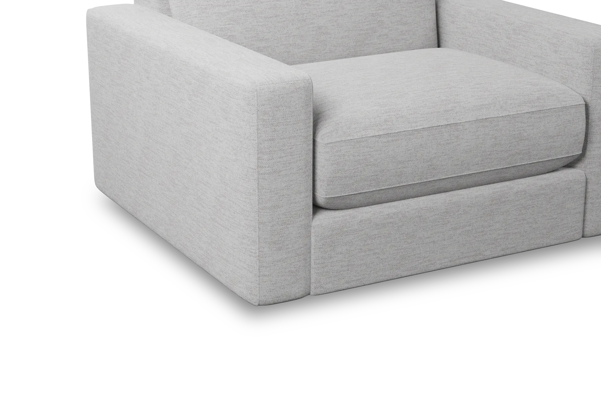 Edgewater Maguire Gray Swivel Chair