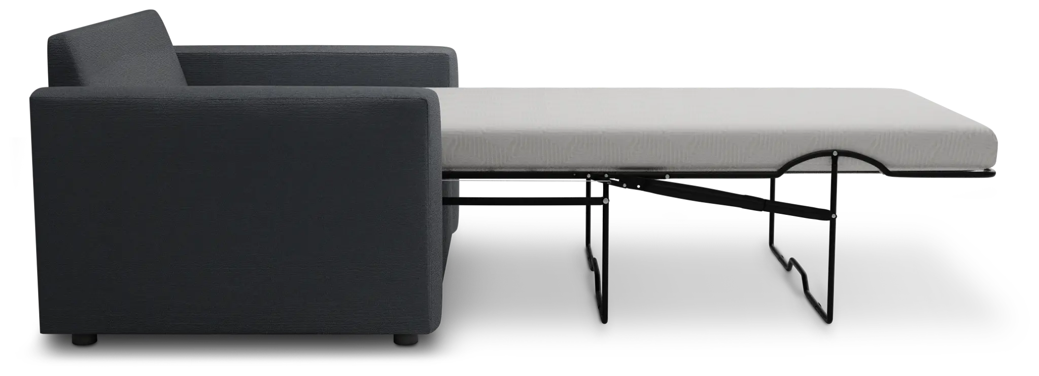 Siesta Peyton Dark Blue Fabric Cooling Memory Foam Sleeper Siesta Peyton Dark Blue Fabric Cooling Memory Foam Sleeper