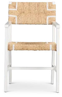 Nantucket Light Tone Woven Arm Chair