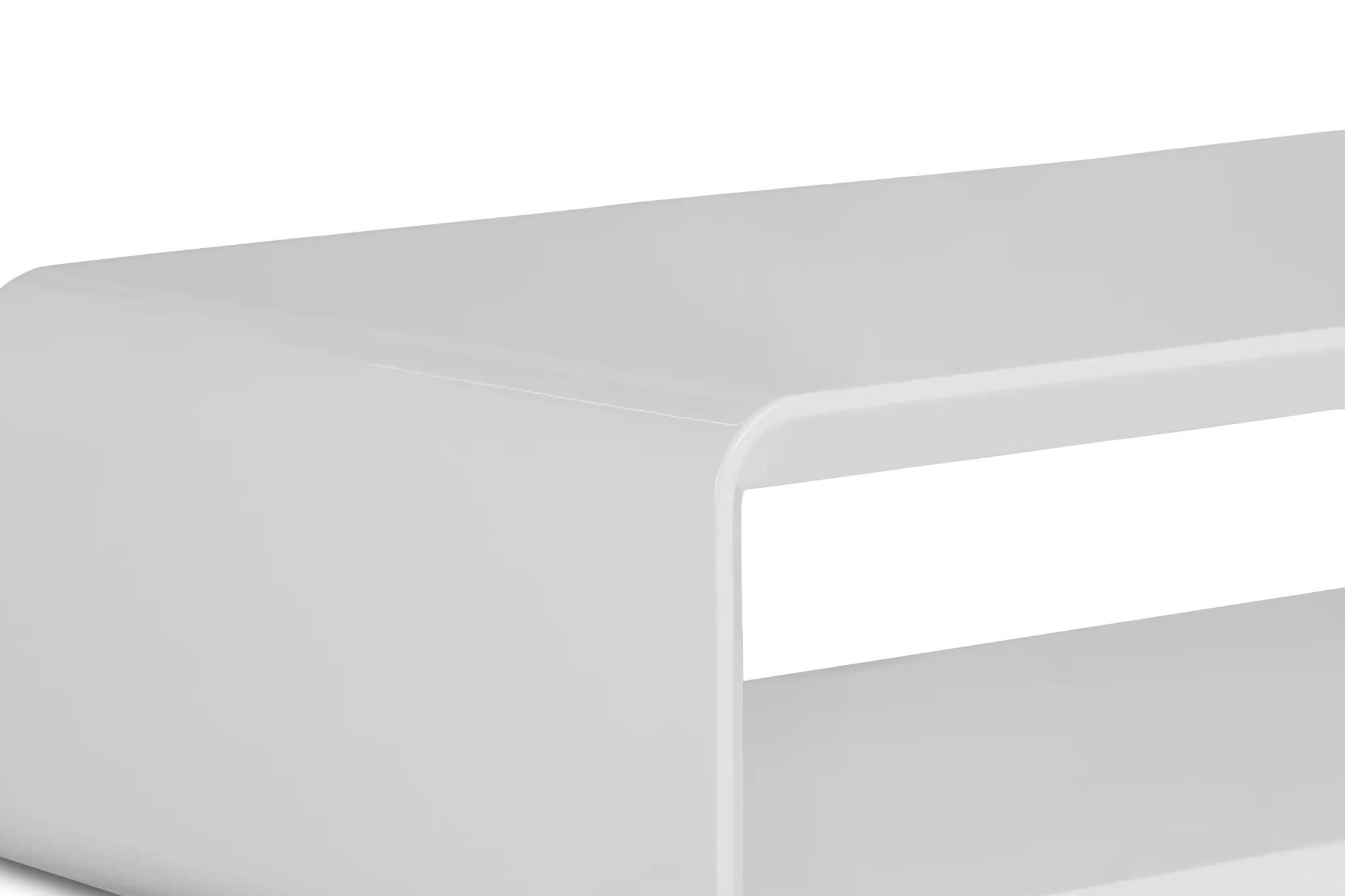 Zayden White Rectangular Coffee Table Zayden White Rectangular Coffee Table