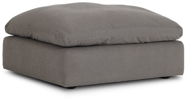 Nixon Light Gray Fabric Cocktail Ottoman