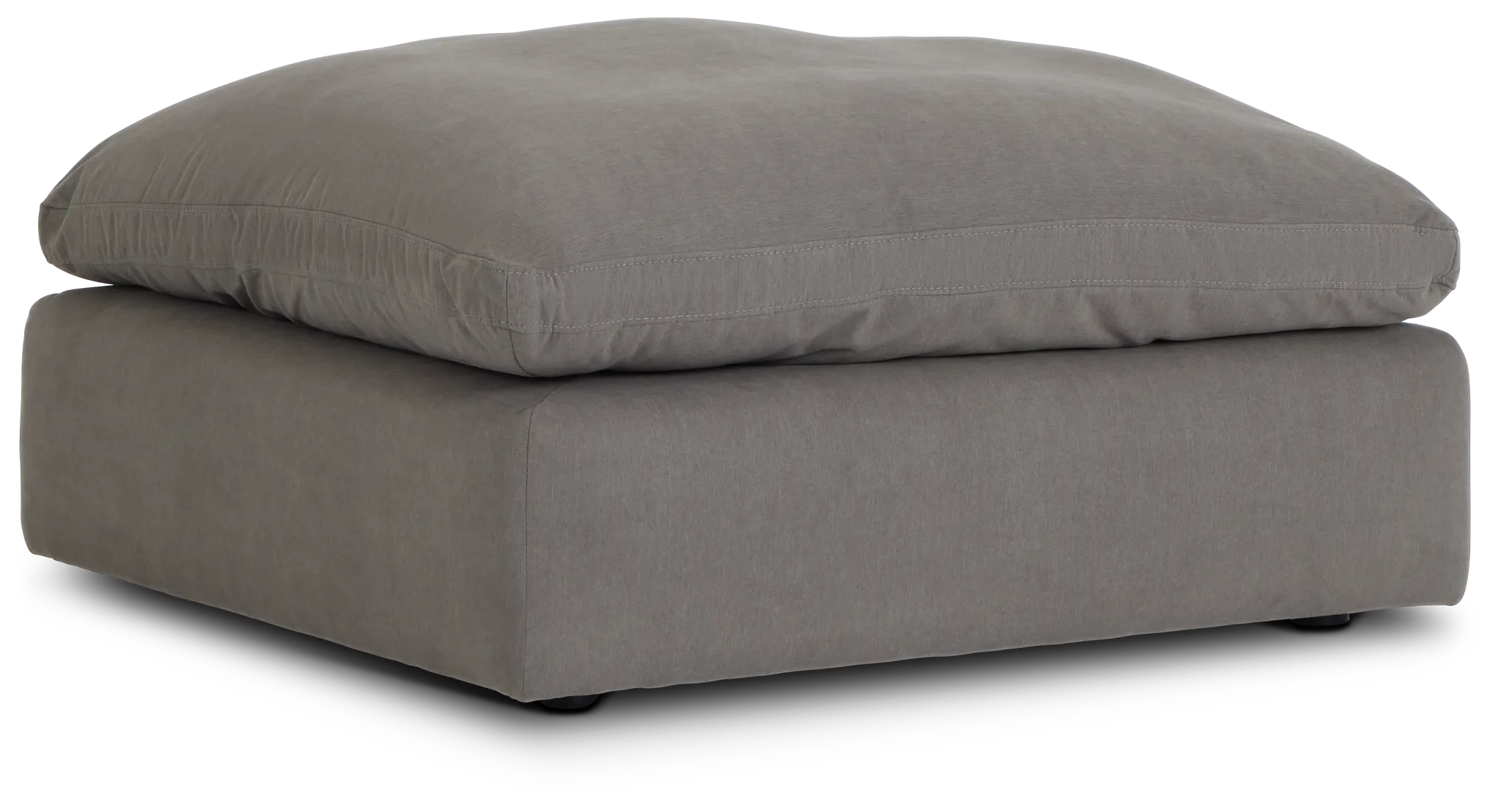 Nixon Light Gray Fabric Cocktail Ottoman
