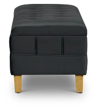 Crosby Gray Storage Bench