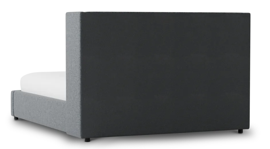 Captiva Elavation Gray 48" Upholstered Shelter Bed