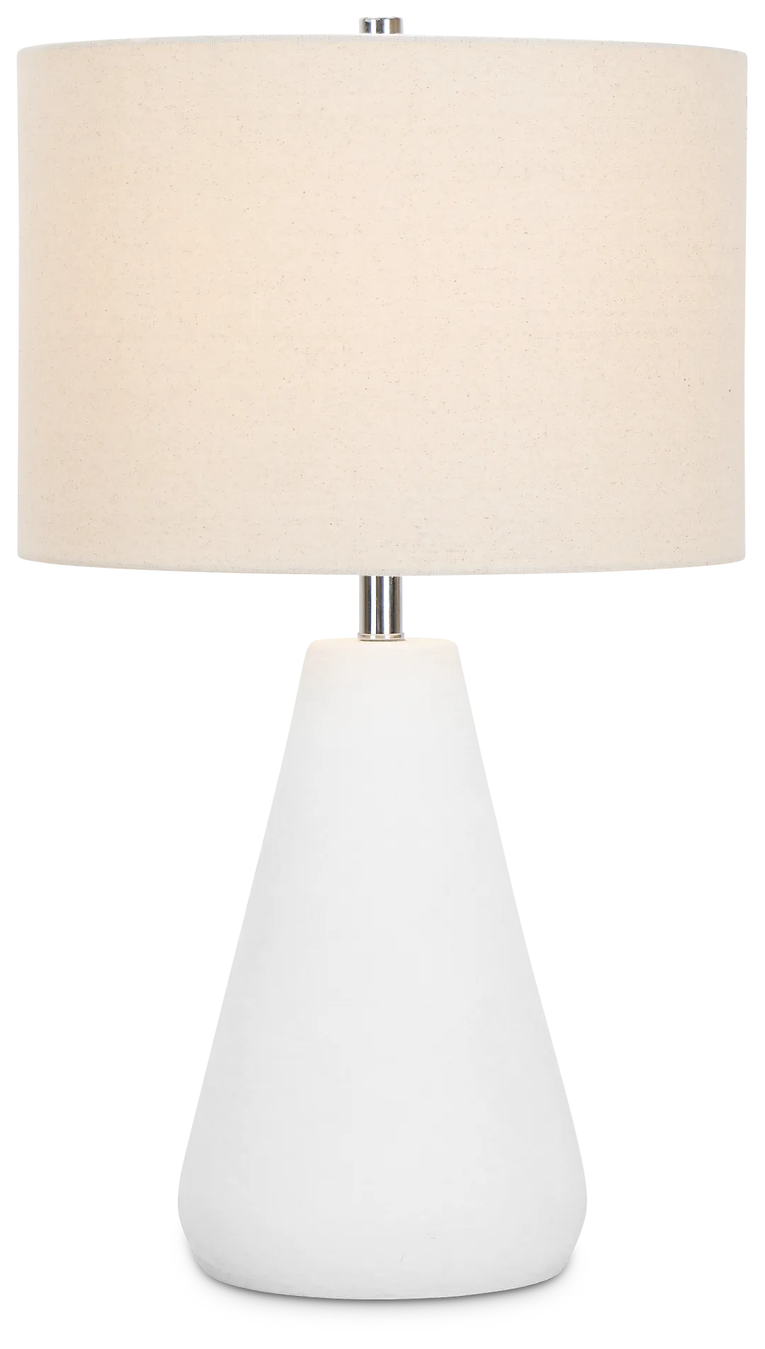 Milani White Ceramic Table Lamp