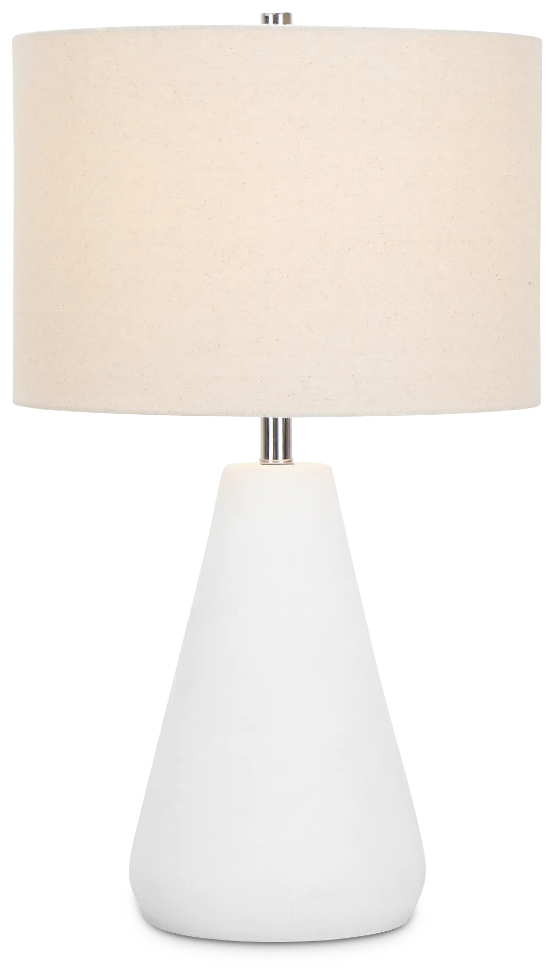 Milani White Ceramic Table Lamp Milani White Ceramic Table Lamp
