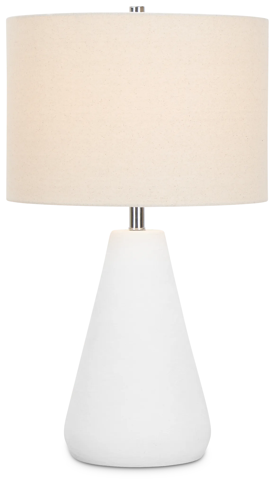Milani White Ceramic Table Lamp