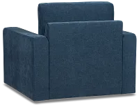 Addie Blue Fabric Swivel Chair