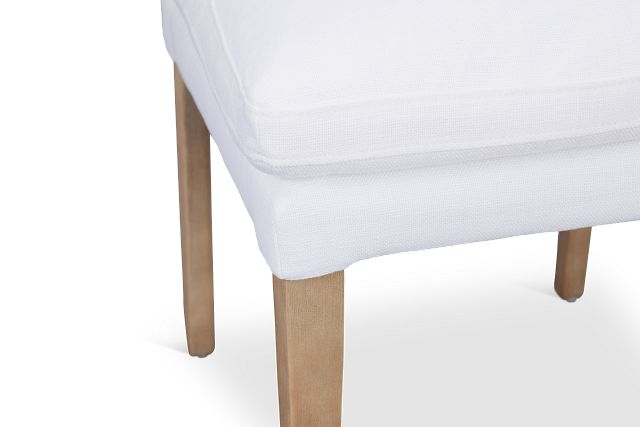 Willow White Fabric Upholstered Side Chair