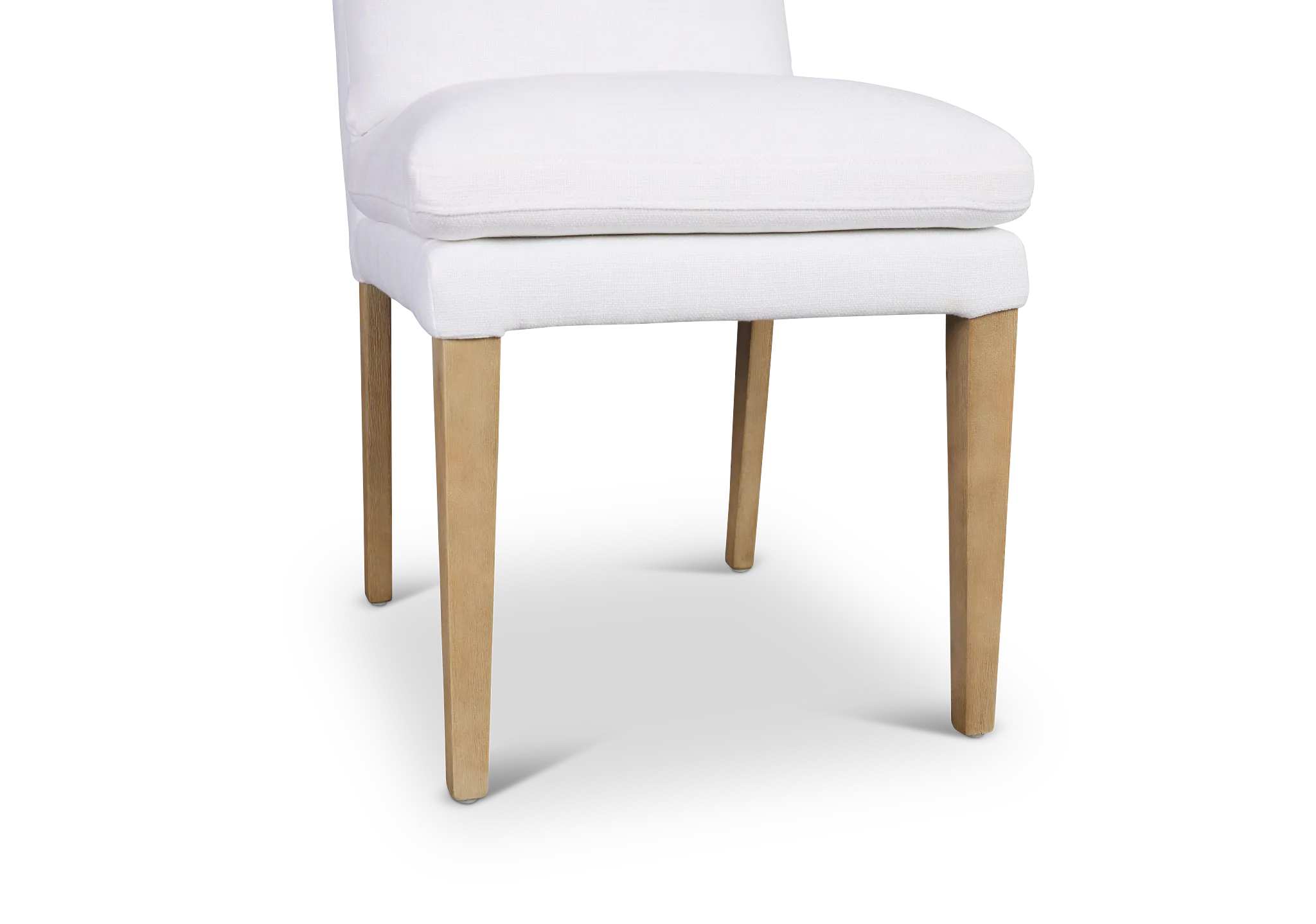 Willow White Fabric Upholstered Side Chair