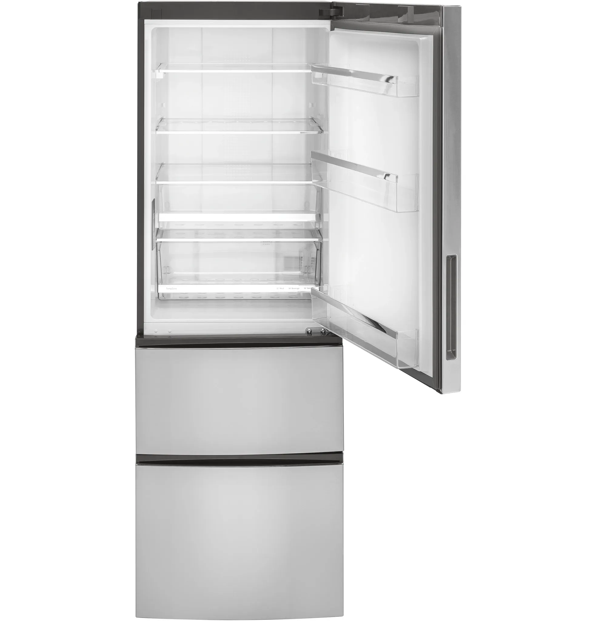Ge 12 Series Stainless Steel Bottom Freezer Refrigerator