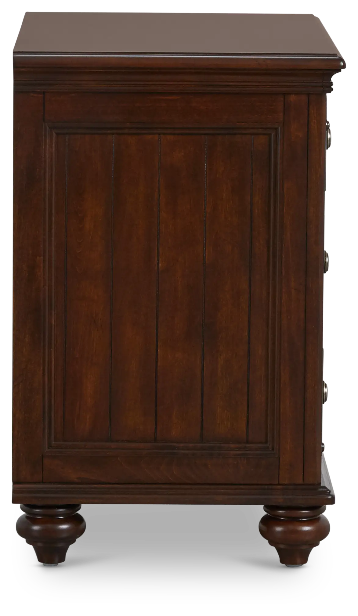 Savannah Dark Tone 3-drawer Nightstand Savannah Dark Tone 3-drawer Nightstand