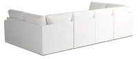 Citymod White Fabric 8-piece Pit Sectional
