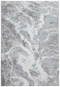 Azure Gray 8x11 Area Rug