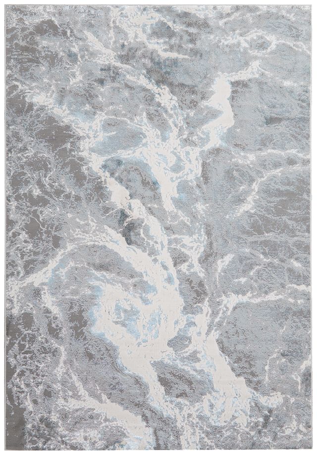 Azure Gray 8x11 Area Rug