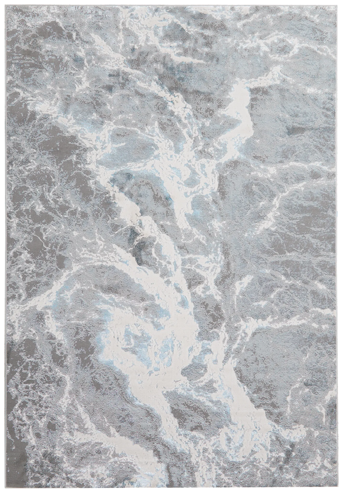 Azure Gray 8x11 Area Rug