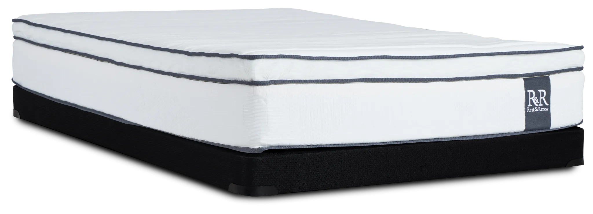 Rest & Renew By Zinus 12" Hybrid Low-profile Mattress Set