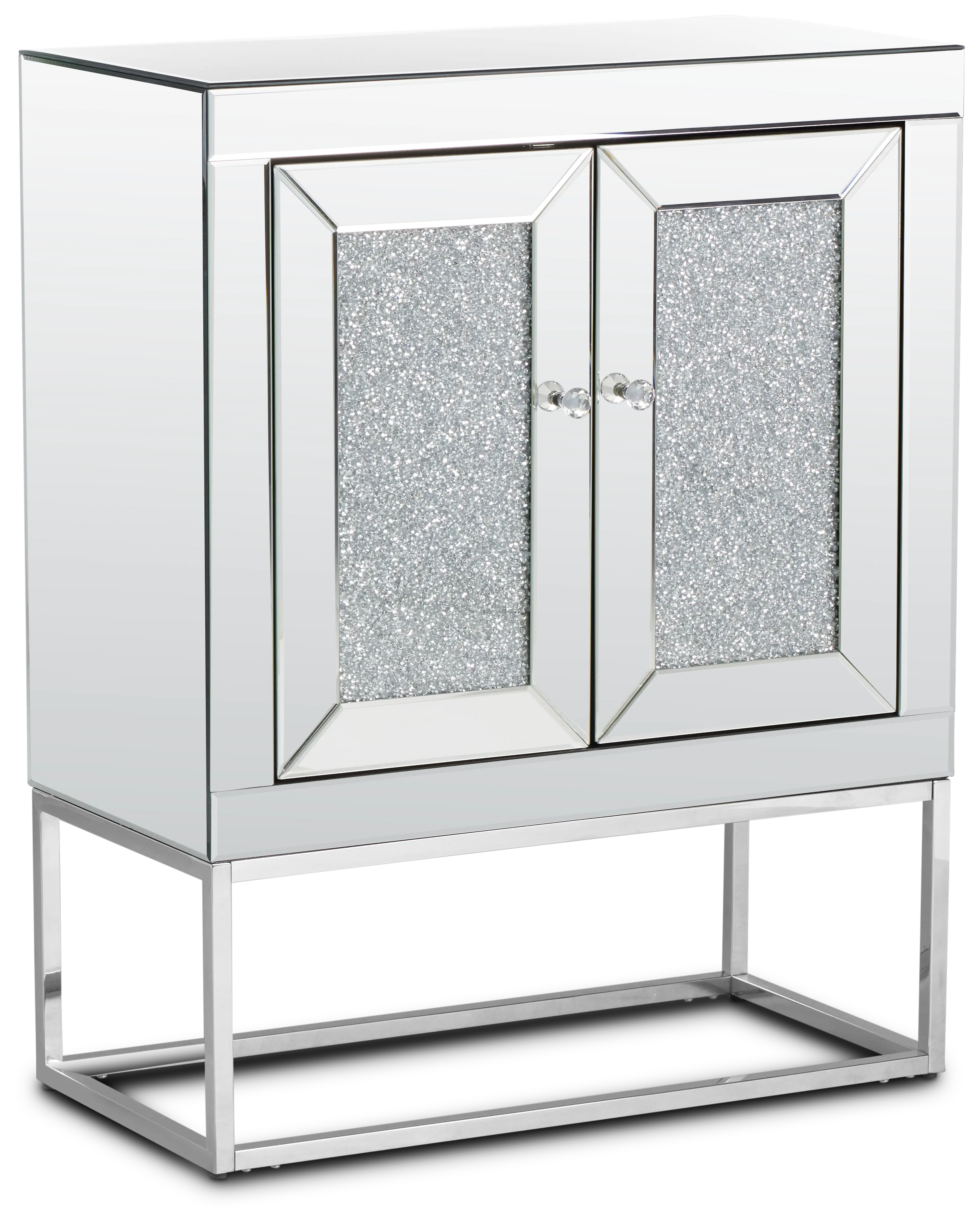 Belinda Silver Mirrored Bar Belinda Silver Mirrored Bar