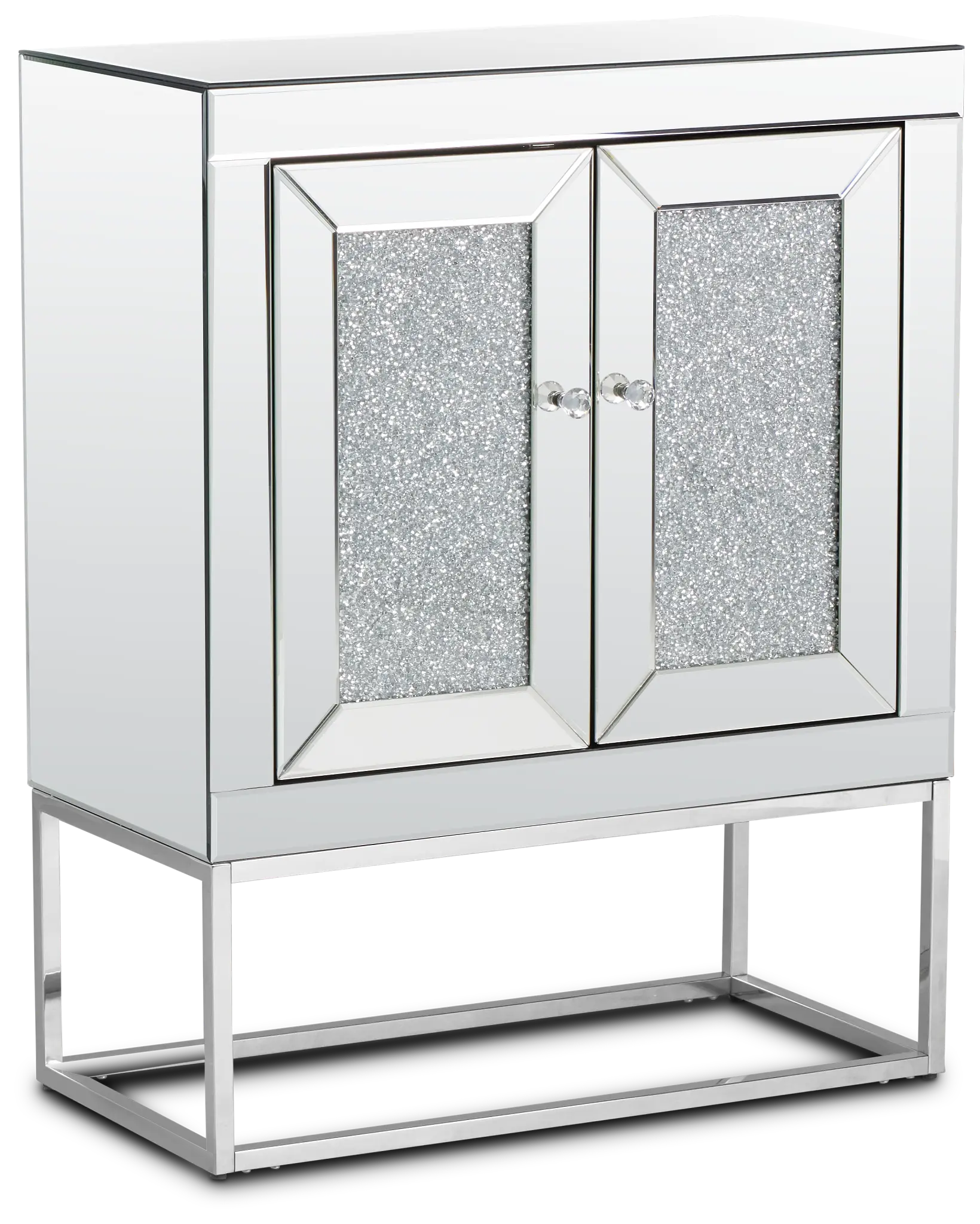 Belinda Silver Mirrored Bar Belinda Silver Mirrored Bar