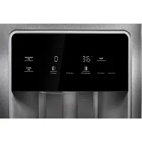 Whirlpool 5536 Series Black Stnl Steel Side By Side Refrigerator