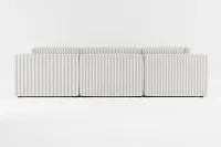 Destin Sea Lane Dark Gray Fabric 8-piece Modular Sectional