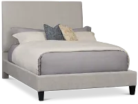 Lucy Light Gray Uph Platform Bed