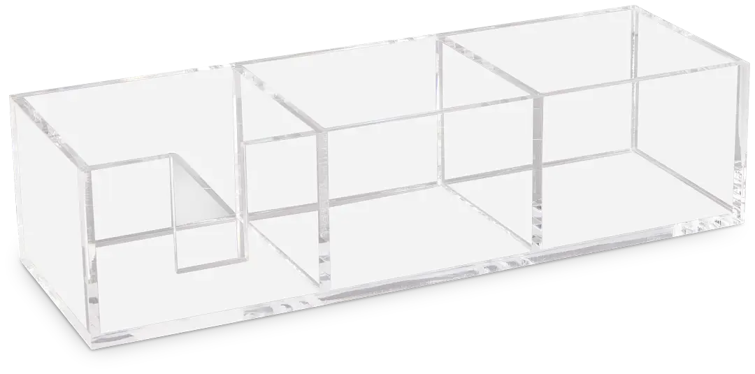 Devi Clear Acrylic Desk Organizer Devi Clear Acrylic Desk Organizer