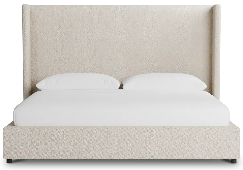 Captiva Revenue Beige 60" Upholstered Shelter Bed Captiva Revenue Beige 60" Upholstered Shelter Bed