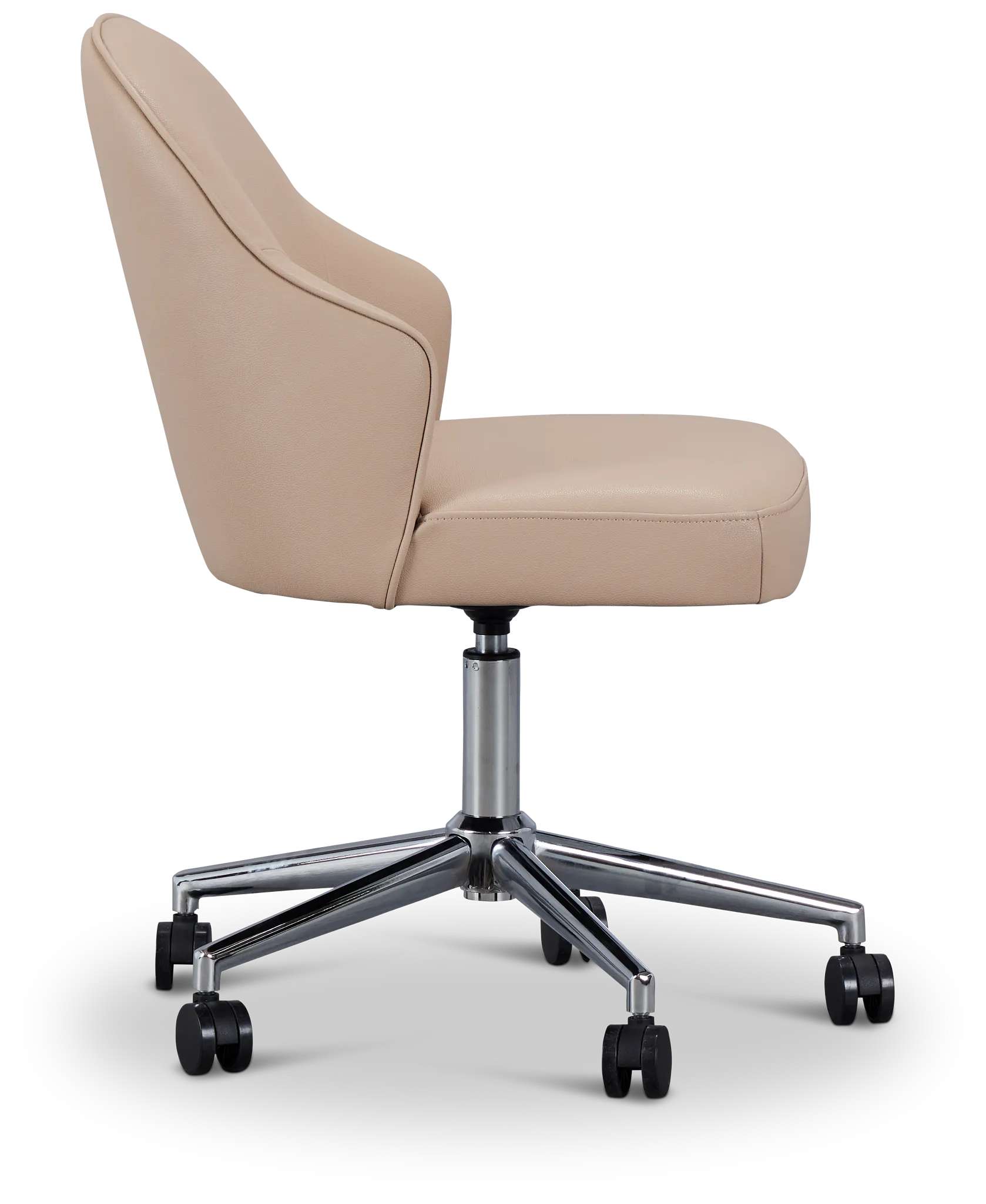 Skye Beige Swivel Desk Chair