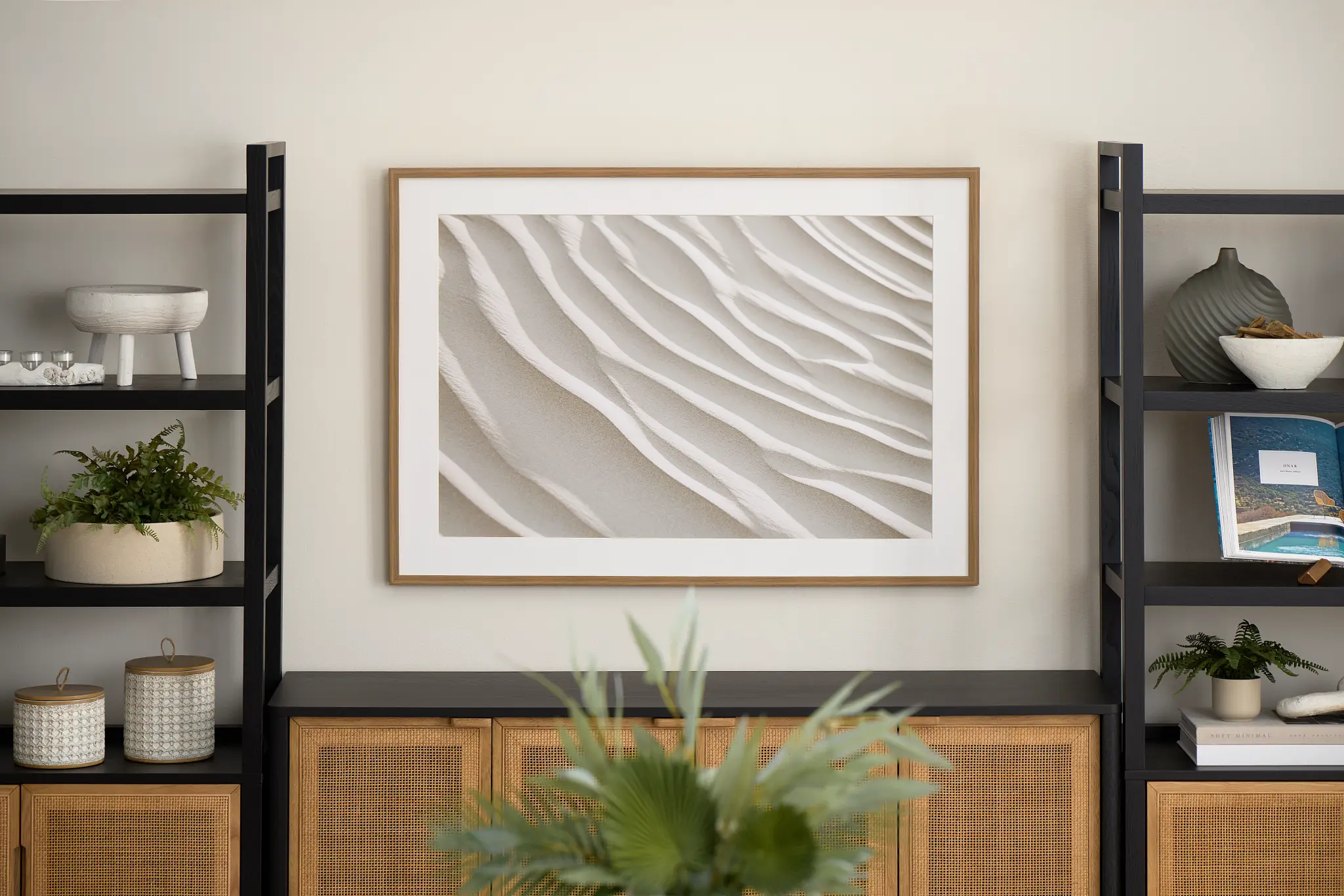 Ebony Beige Framed Wall Art Ebony Beige Framed Wall Art