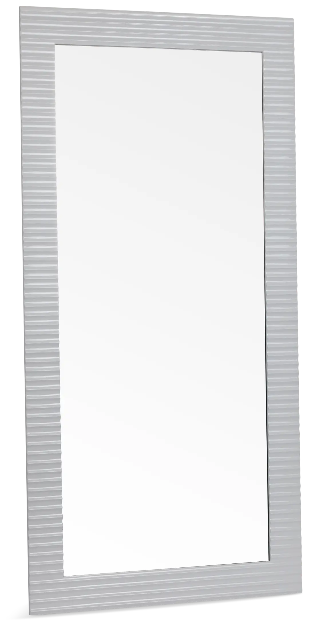 Surge White Floor Mirror Surge White Floor Mirror