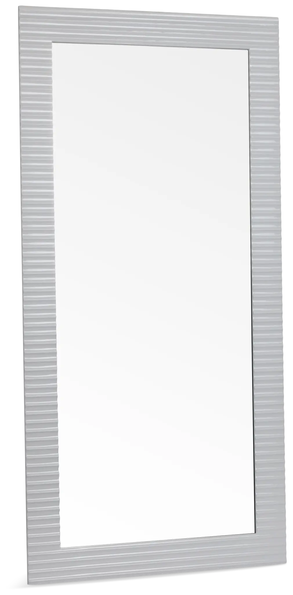 Surge White Floor Mirror Surge White Floor Mirror