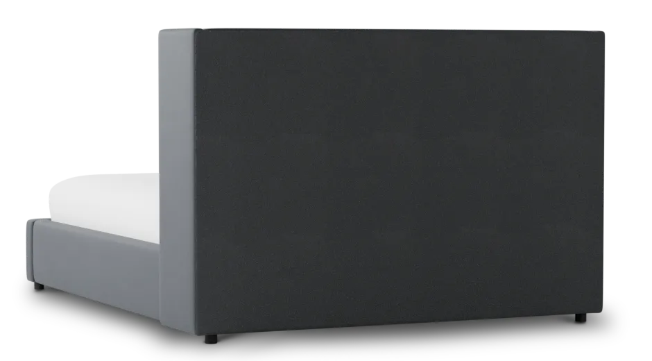 Captiva Joya Gray 48" Upholstered Shelter Bed